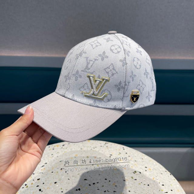 LV男女同款帽子 路易威登印花棒球帽鴨舌帽  mm1554